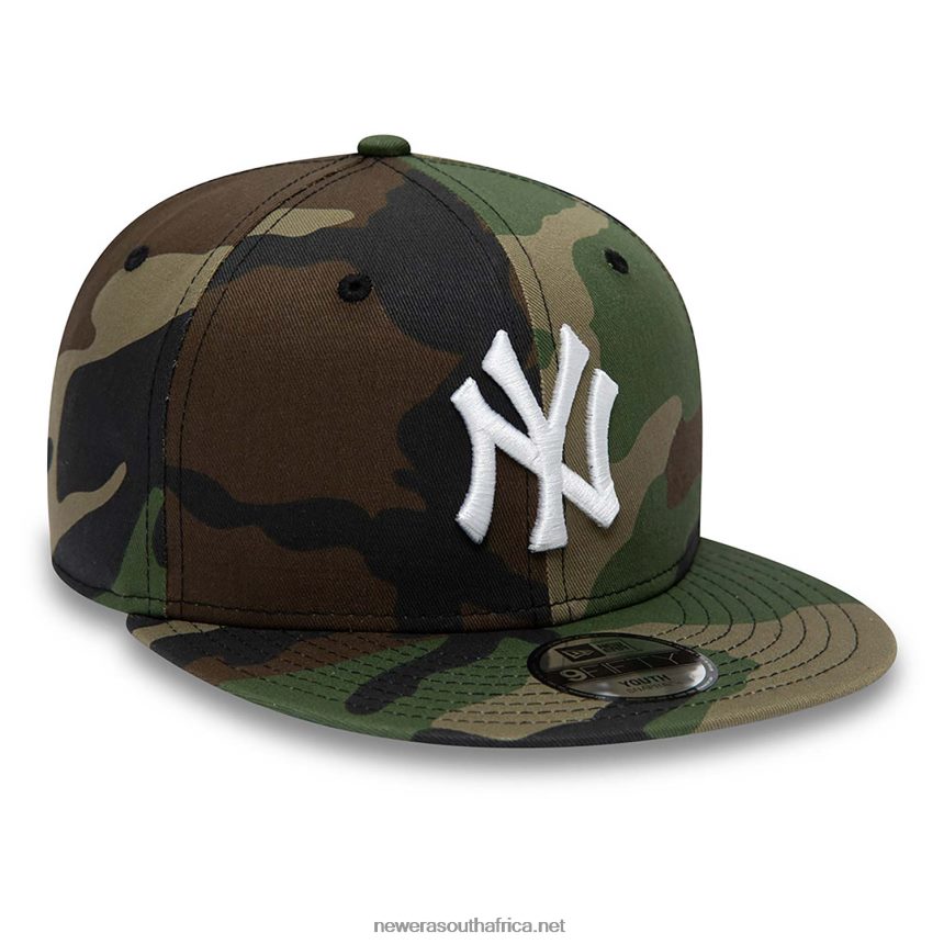 New York Yankees Youth Team Camo 9FIFTY Snapback Cap New Era TRBRBN1909