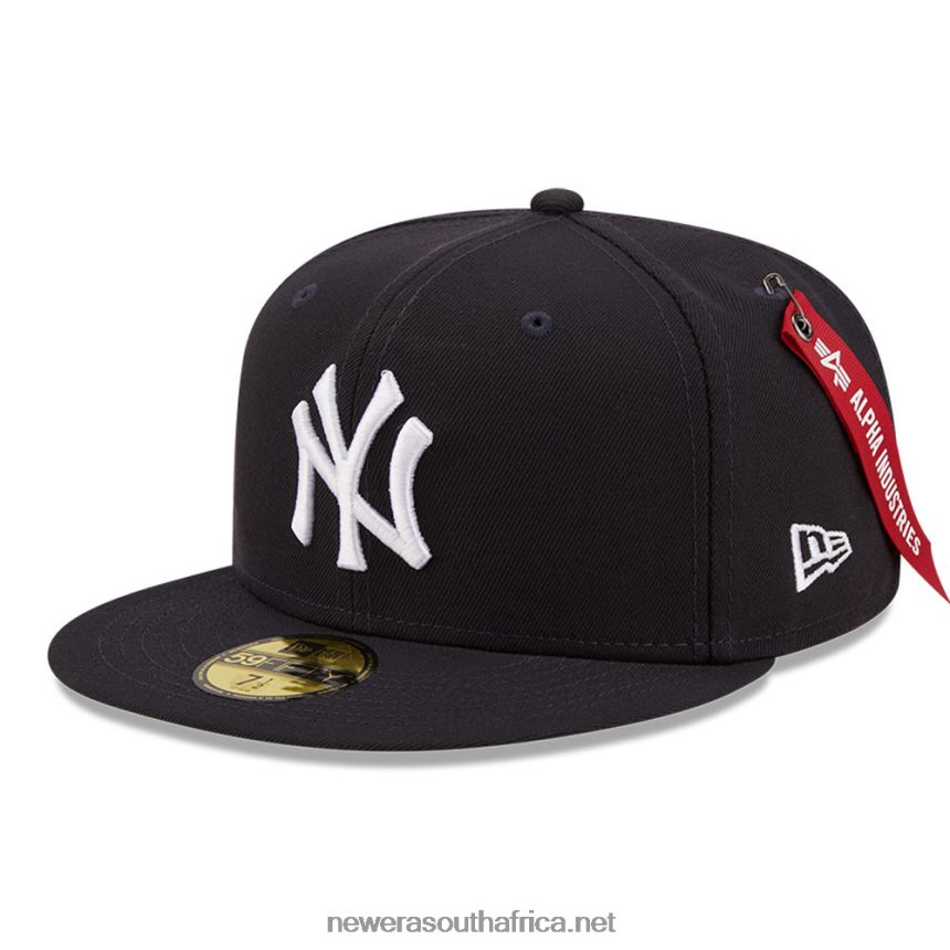 New York Yankees x Alpha Industries Navy 59FIFTY Cap New Era TRBRBN725