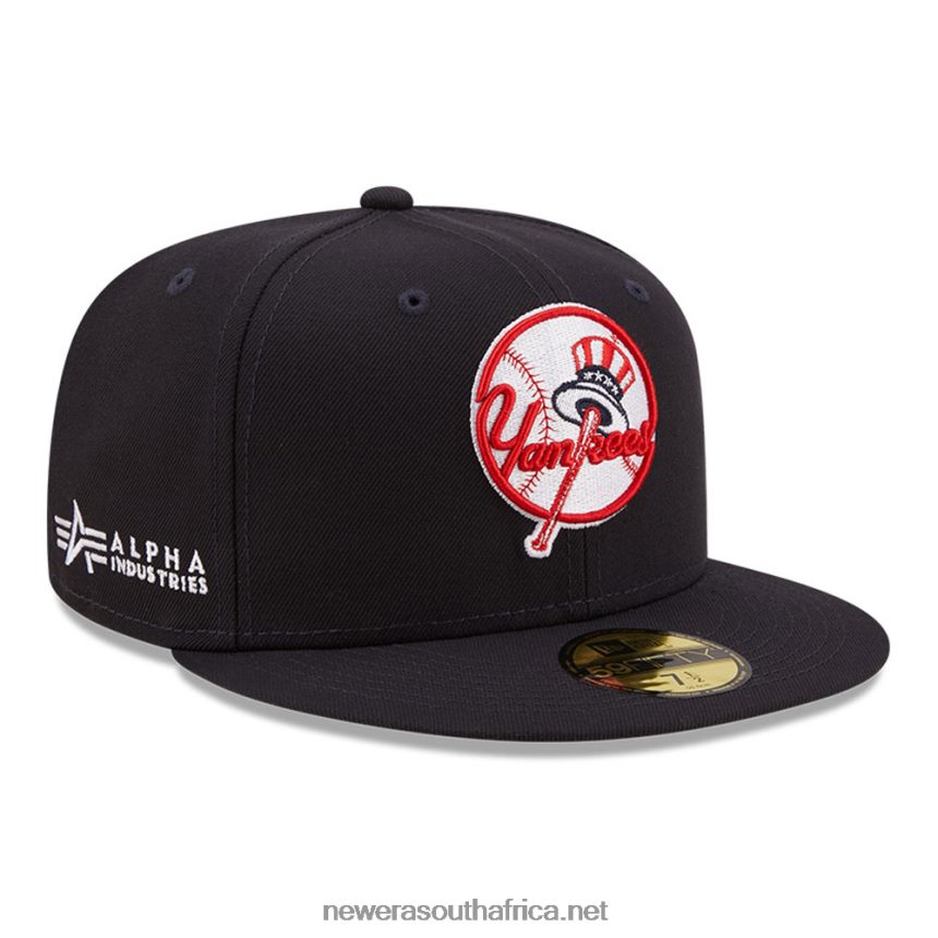 New York Yankees x Alpha Industries Navy 59FIFTY Cap New Era TRBRBN786