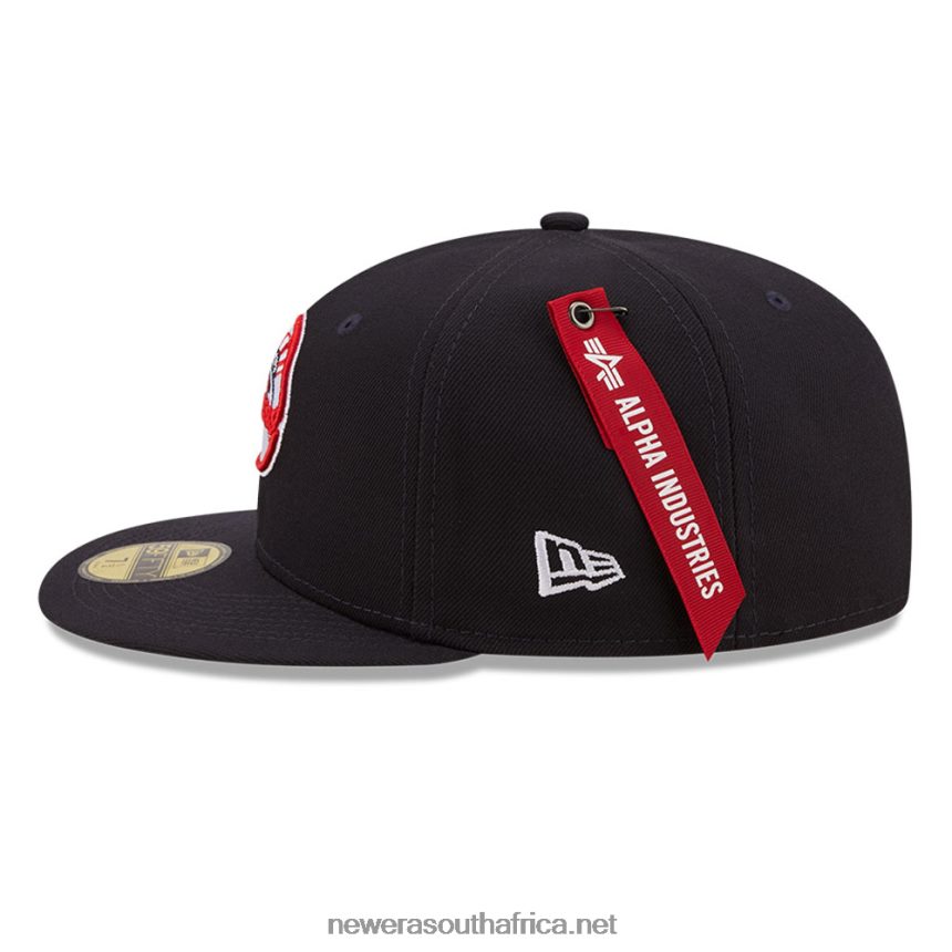 New York Yankees x Alpha Industries Navy 59FIFTY Cap New Era TRBRBN786