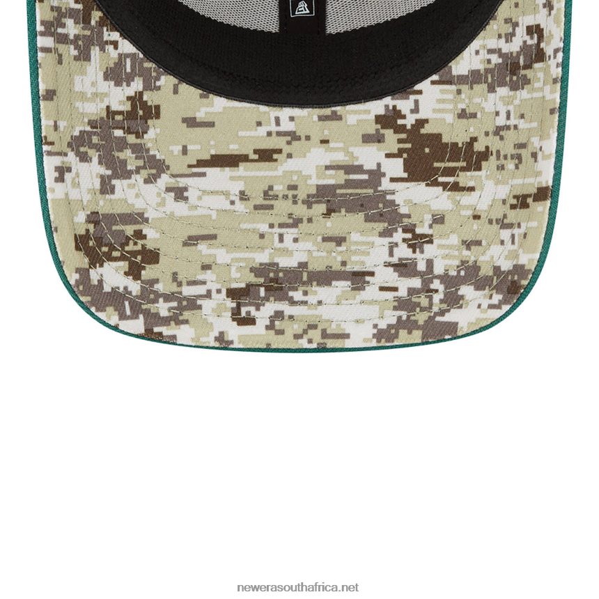 New Yorks Jets NFL Salute to Service Black 39THIRTY Stretch Fit Cap New Era TRBRBN2178