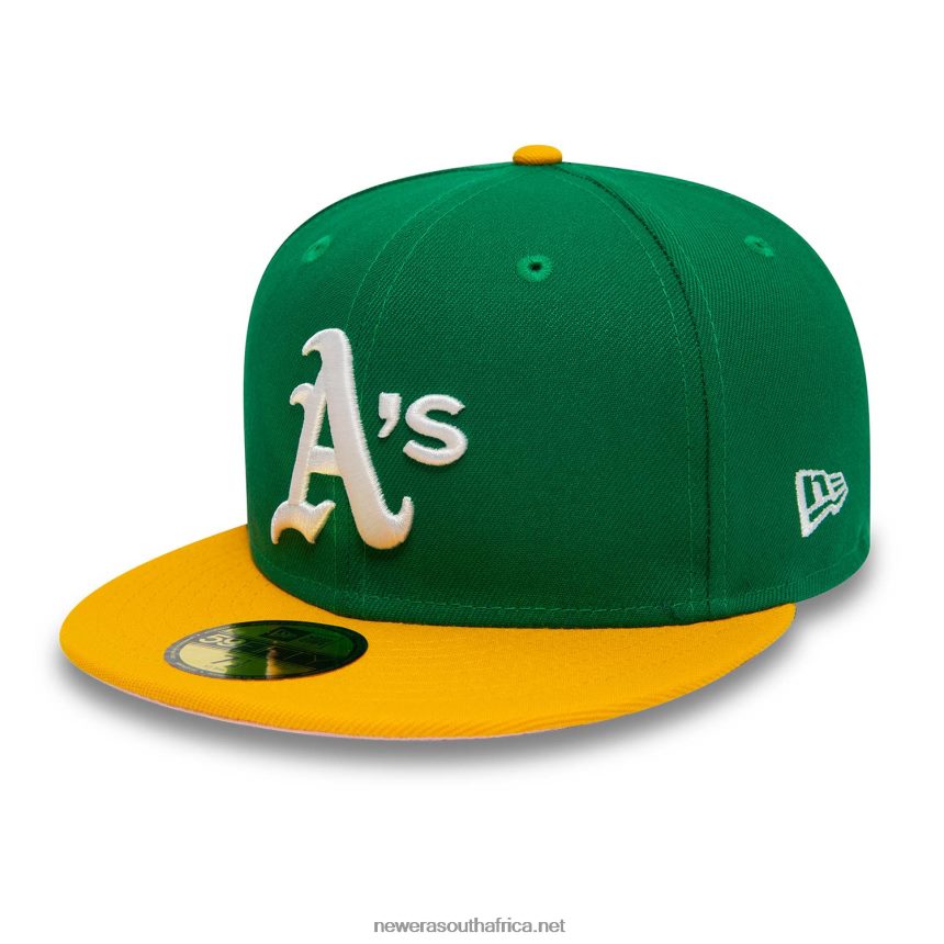 Oakland Athletics 1989 World Series Green 59FIFTY Fitted Cap New Era TRBRBN24
