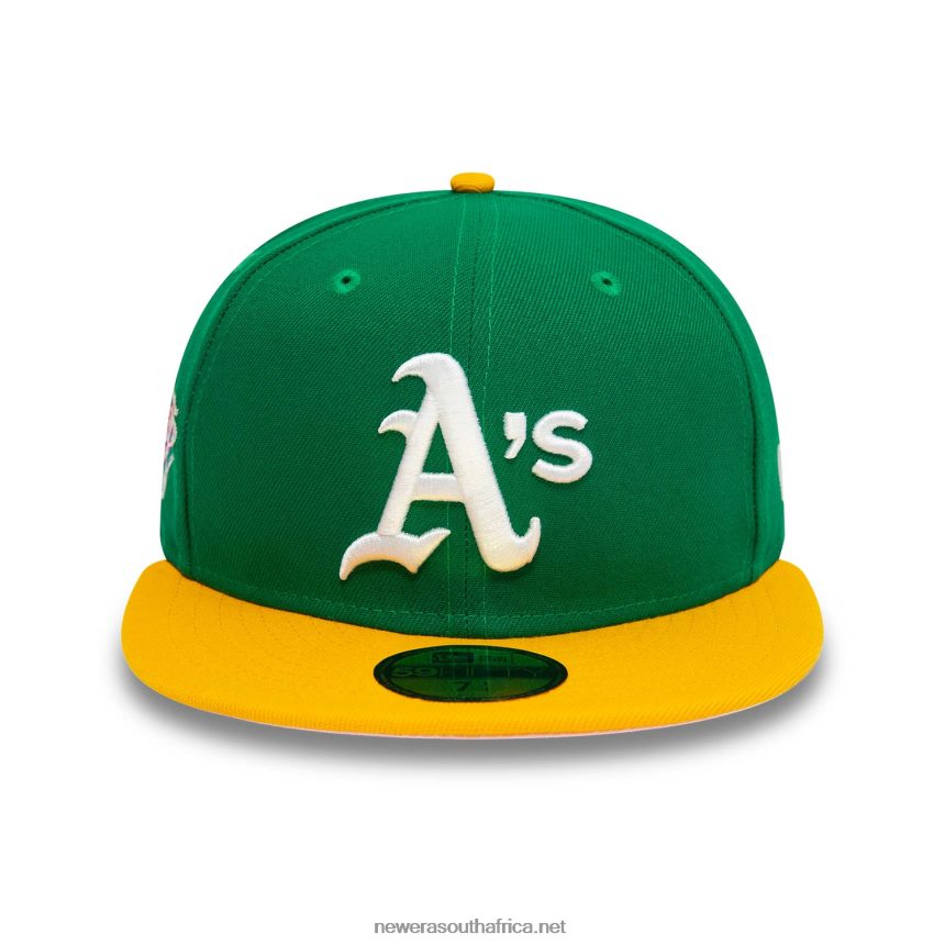 Oakland Athletics 1989 World Series Green 59FIFTY Fitted Cap New Era TRBRBN24