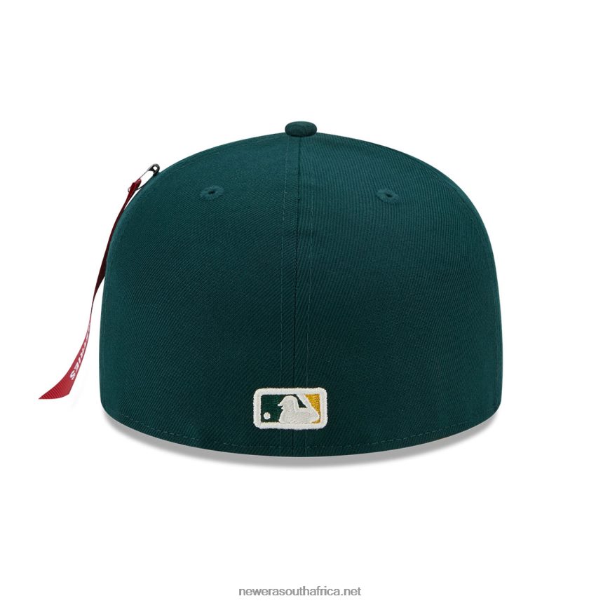 Oakland Athletics Alpha Industries X MLB Green 59FIFTY Fitted Cap New Era TRBRBN1036