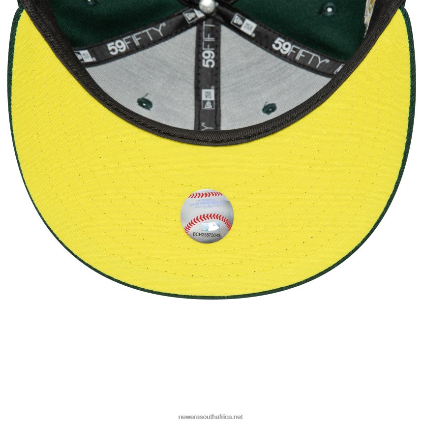Oakland Athletics American League Stadium Dark Green 59FIFTY Fitted Cap New Era TRBRBN1049
