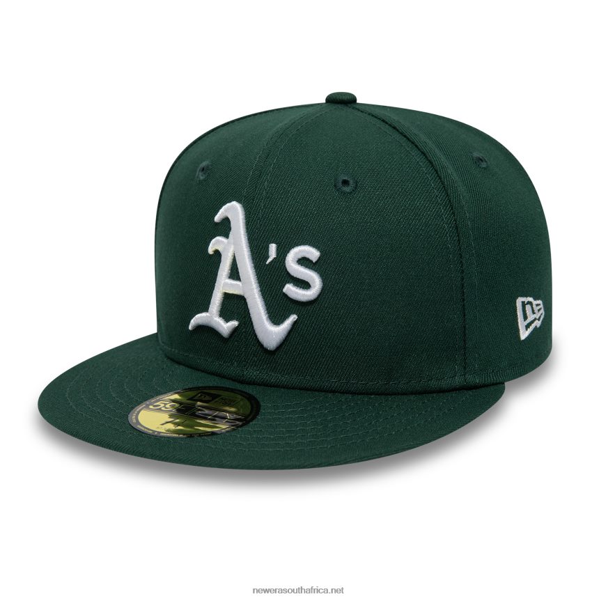 Oakland Athletics American League Stadium Dark Green 59FIFTY Fitted Cap New Era TRBRBN1049