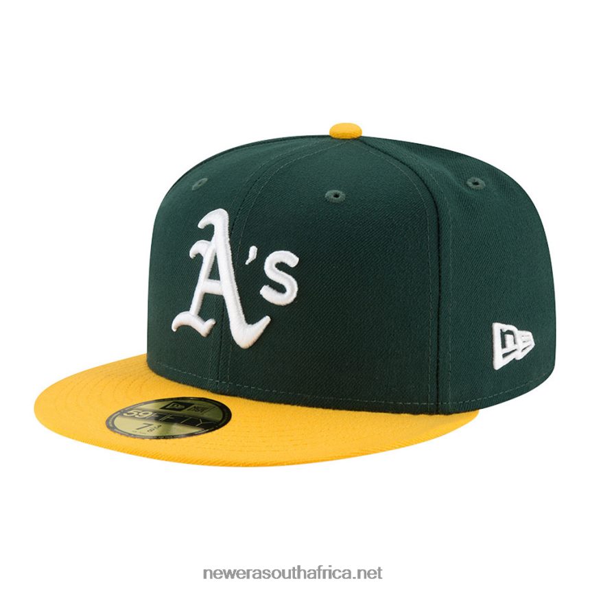 Oakland Athletics Authentic On Field Home Green 59FIFTY Cap New Era TRBRBN60