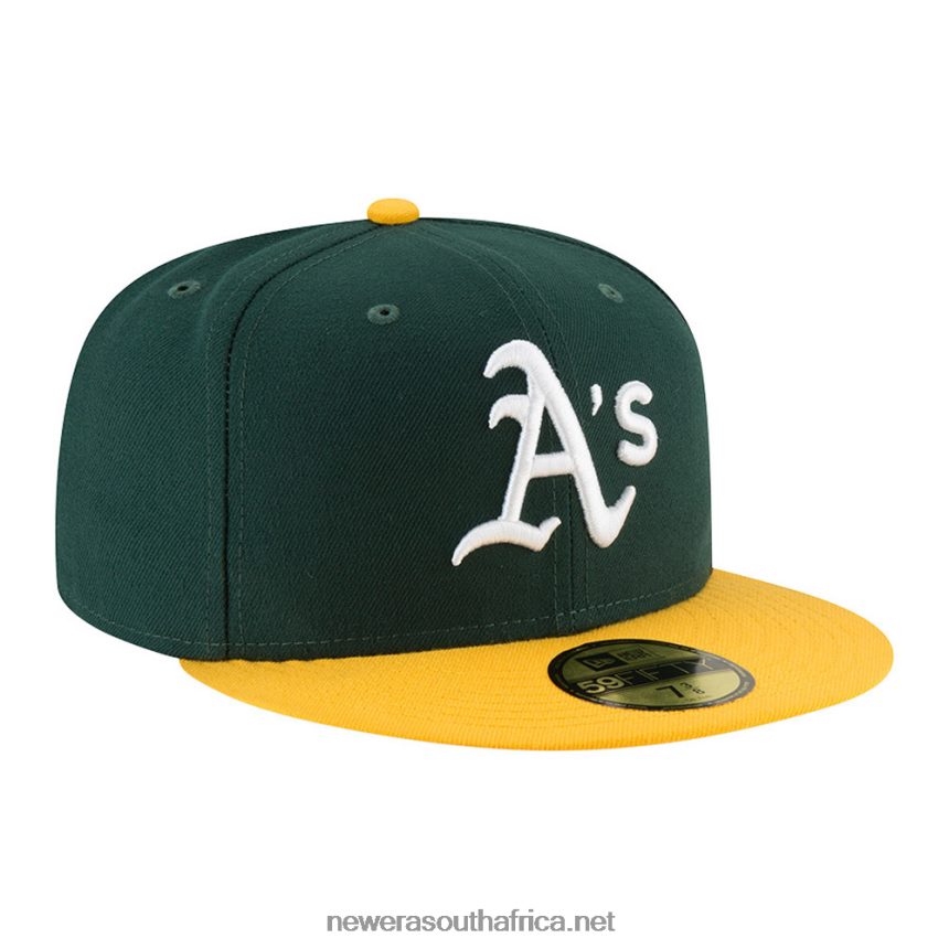 Oakland Athletics Authentic On Field Home Green 59FIFTY Cap New Era TRBRBN60