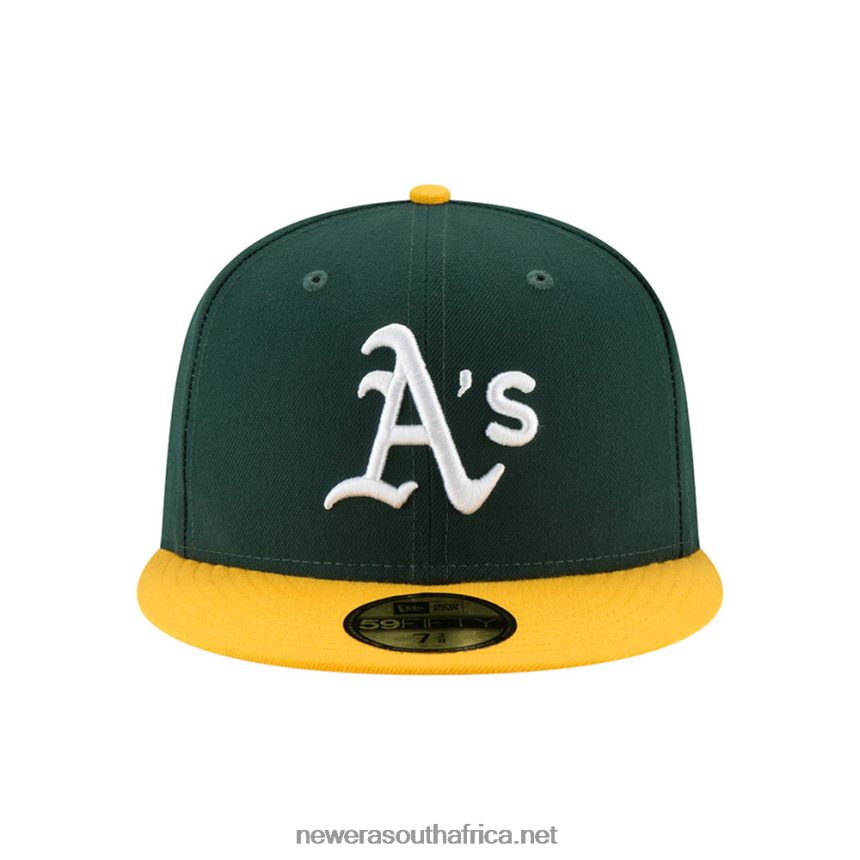 Oakland Athletics Authentic On Field Home Green 59FIFTY Cap New Era TRBRBN60