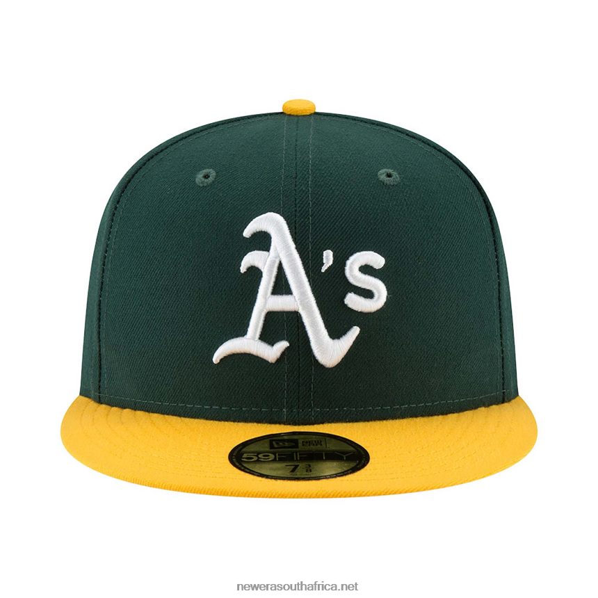 Oakland Athletics Authentic On Field Home Green 59FIFTY Cap New Era TRBRBN60