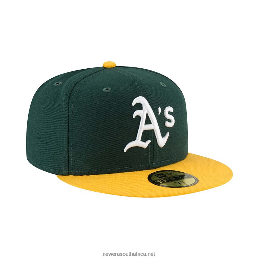 Oakland Athletics Authentic On Field Home Green 59FIFTY Cap New Era TRBRBN60