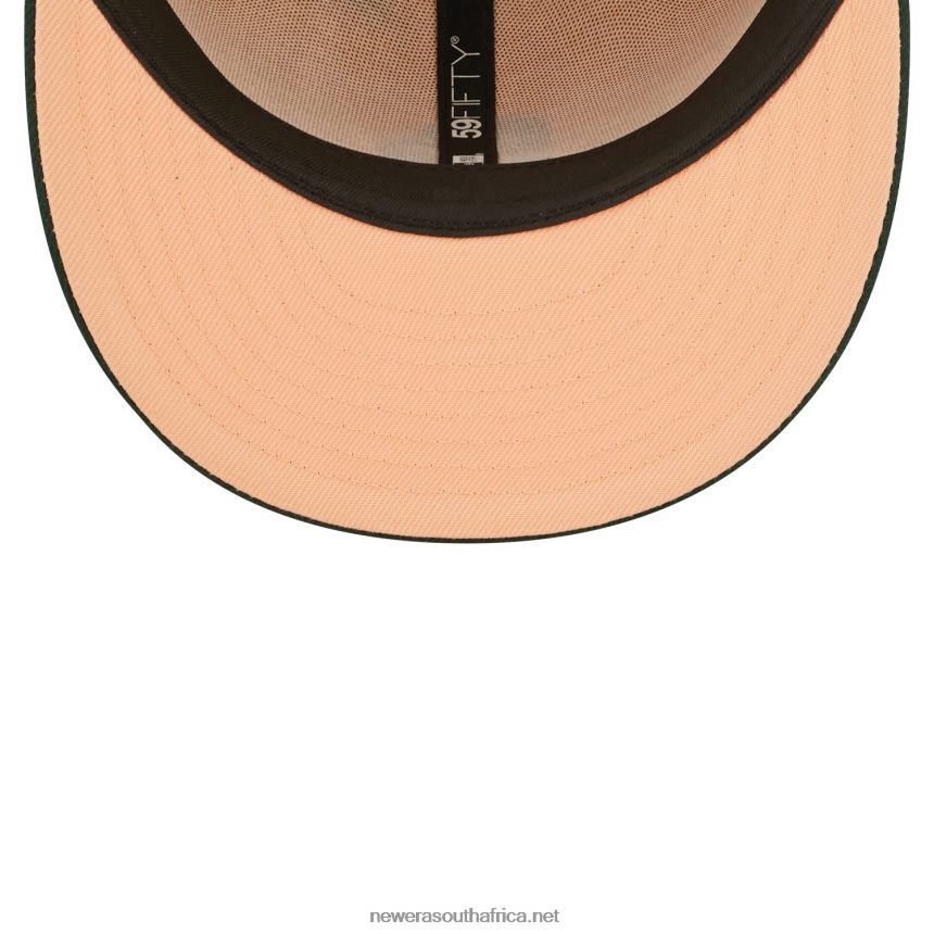 Oakland Athletics Back to School Yellow 59FIFTY Fitted Cap New Era TRBRBN1260