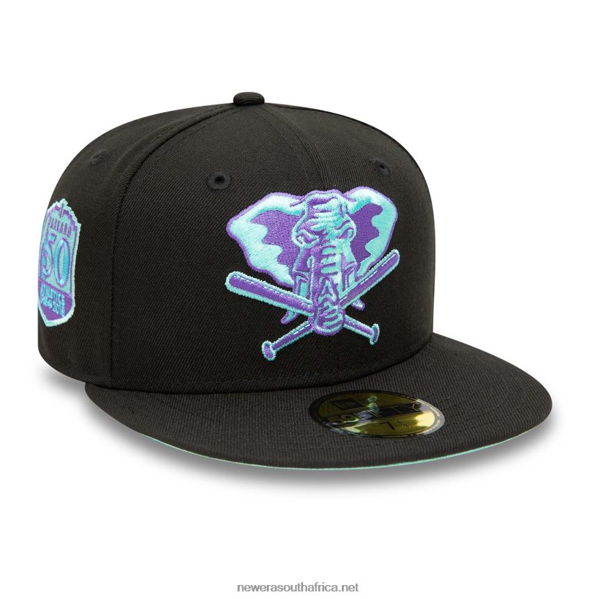Oakland Athletics Black and Blue Tint 59FIFTY Fitted Cap New Era TRBRBN1184