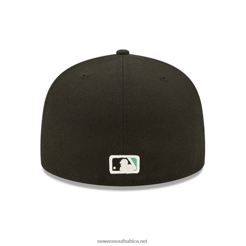 Oakland Athletics Citrus Pop Black 59FIFTY Fitted Cap New Era TRBRBN87