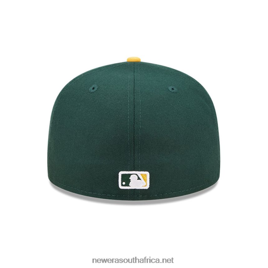 Oakland Athletics Comic Cloud Dark Green 59FIFTY Fitted Cap New Era TRBRBN178