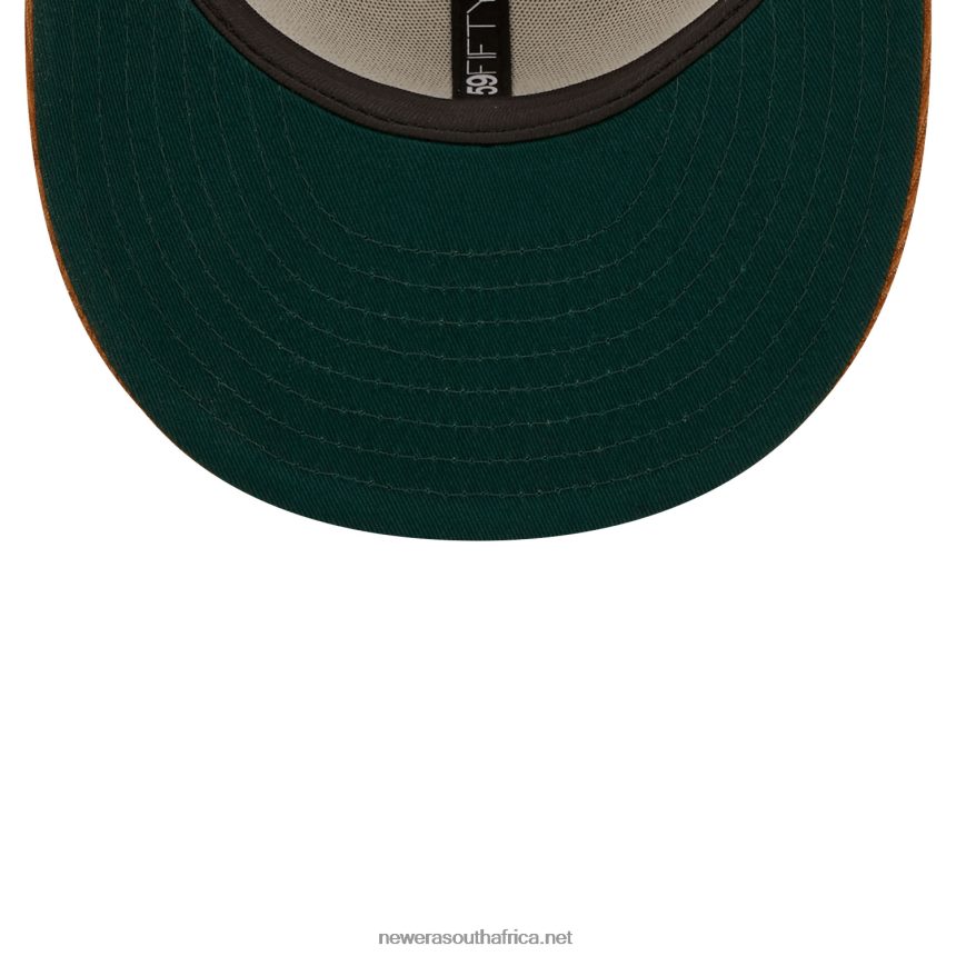 Oakland Athletics Cord Visor Stone 59FIFTY Fitted Cap New Era TRBRBN528