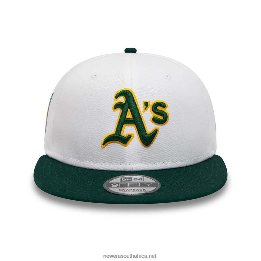 Oakland Athletics Crown Patches White 9FIFTY Snapback Cap New Era TRBRBN2099