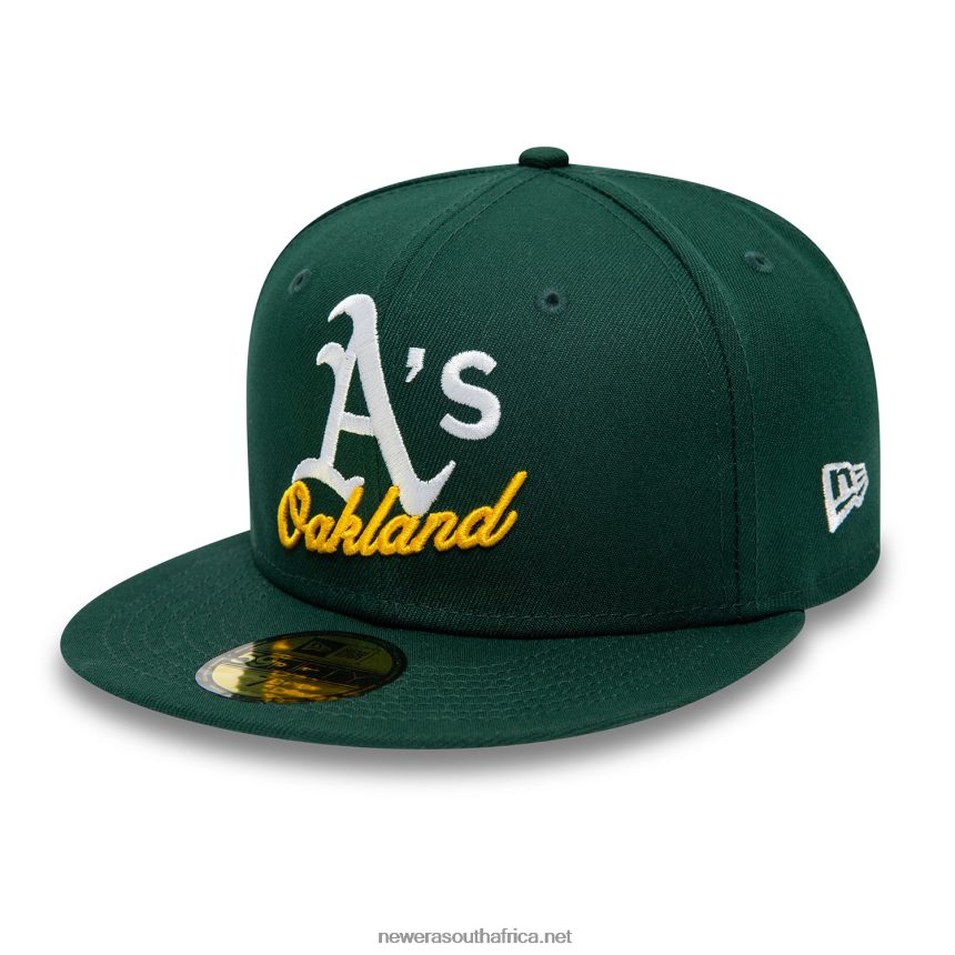 Oakland Athletics Dual Logo Dark Green 59FIFTY Fitted Cap New Era TRBRBN507