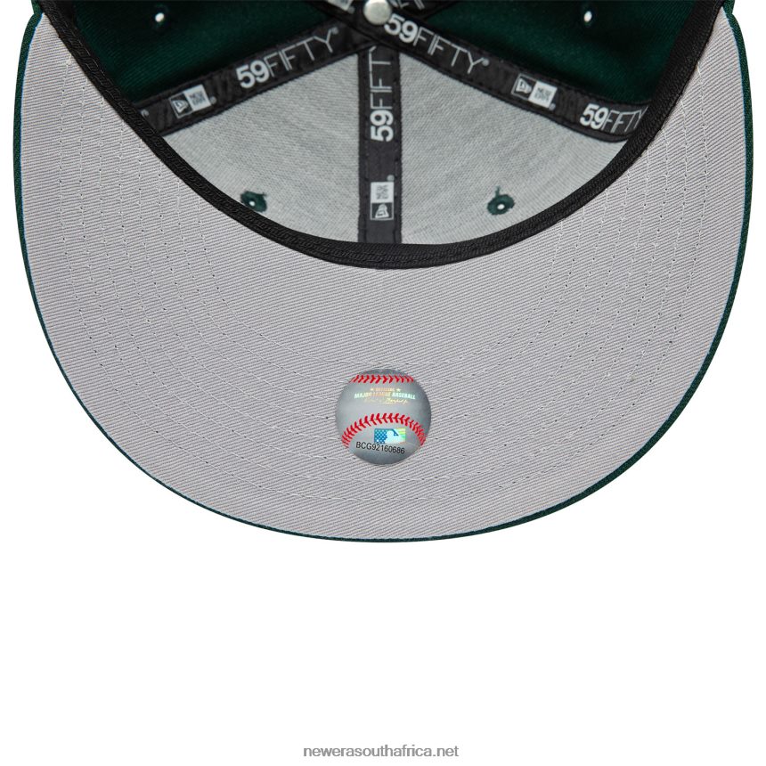 Oakland Athletics Dual Logo Dark Green 59FIFTY Fitted Cap New Era TRBRBN507