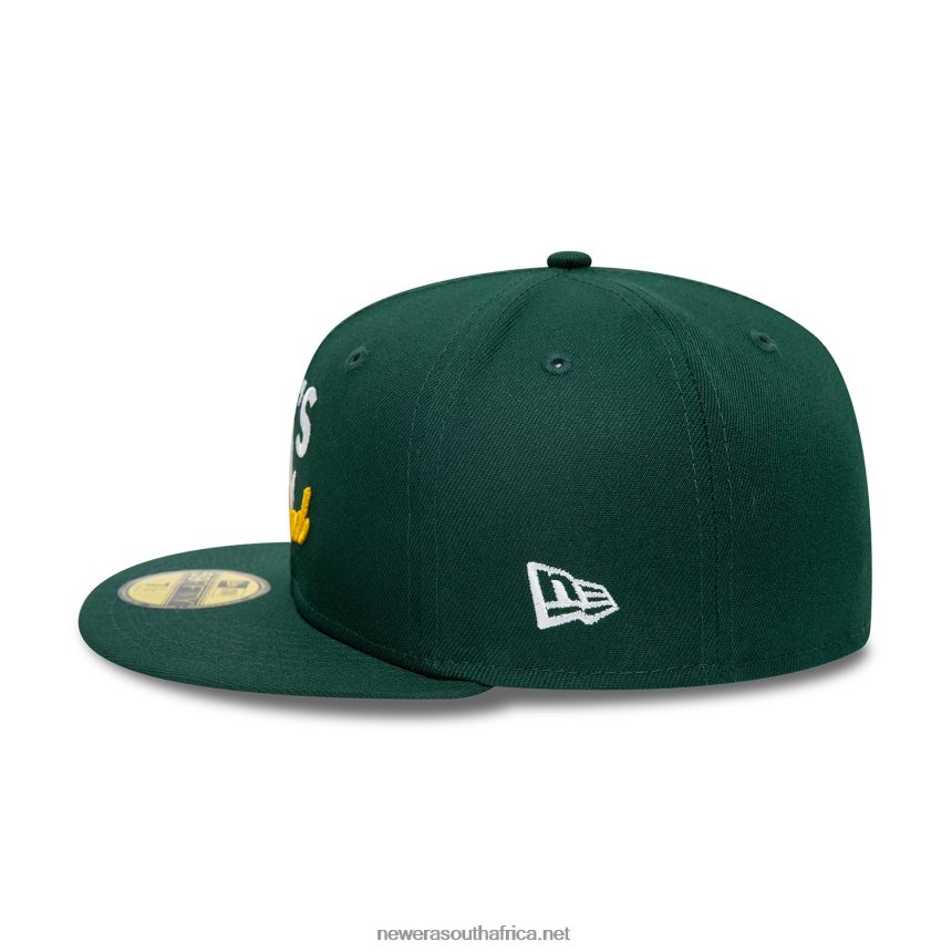 Oakland Athletics Dual Logo Dark Green 59FIFTY Fitted Cap New Era TRBRBN507