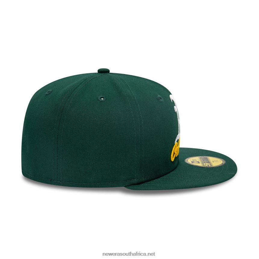 Oakland Athletics Dual Logo Dark Green 59FIFTY Fitted Cap New Era TRBRBN507