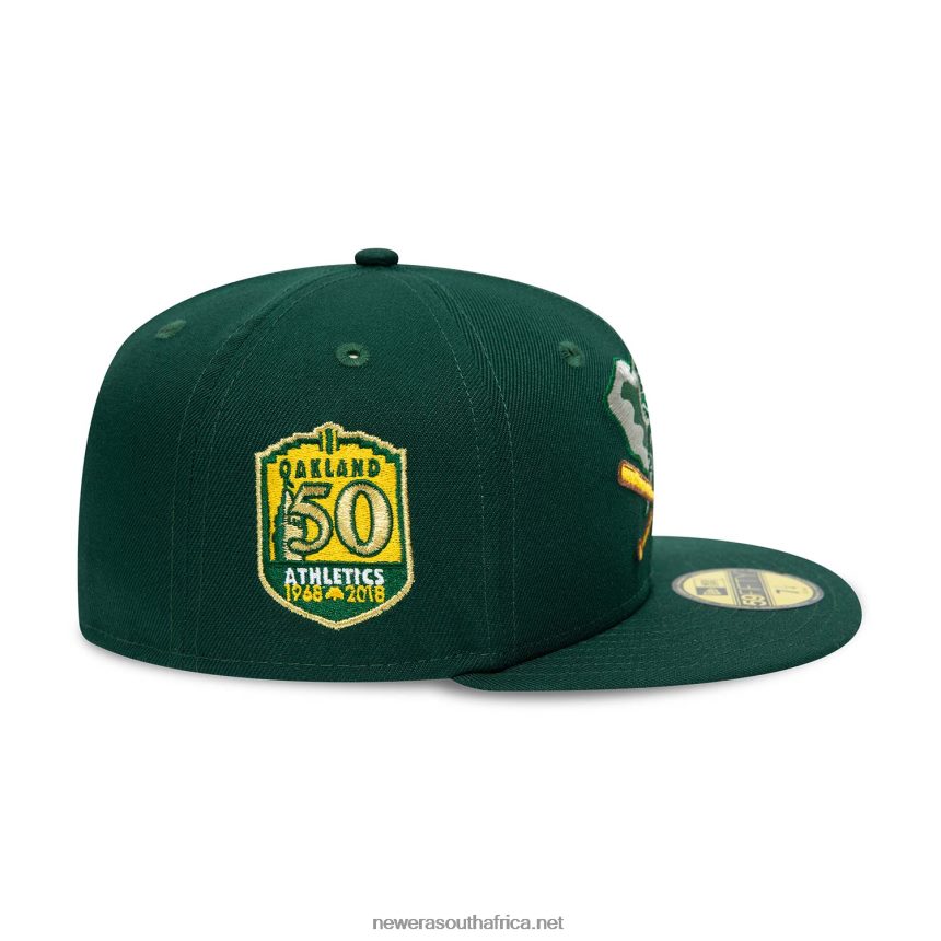 Oakland Athletics Forest Green 59FIFTY Fitted Cap New Era TRBRBN1293