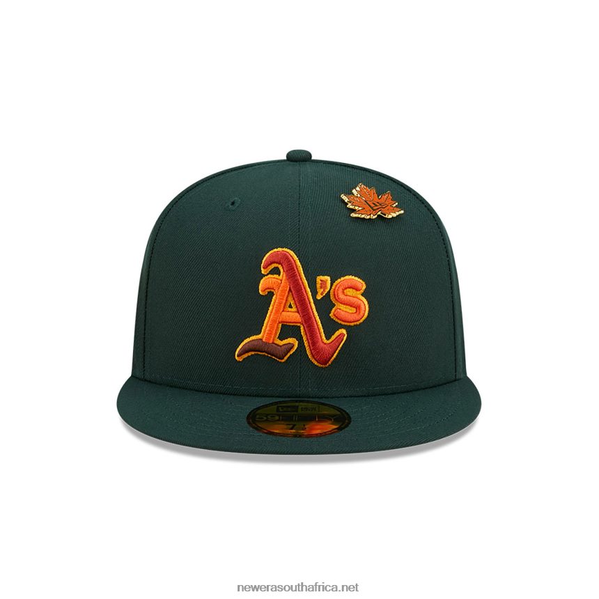 Oakland Athletics Leafy Dark Green 59FIFTY Fitted Cap New Era TRBRBN1309