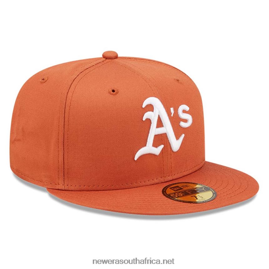 Oakland Athletics League Essential Brown 59FIFTY Fitted Cap New Era TRBRBN985