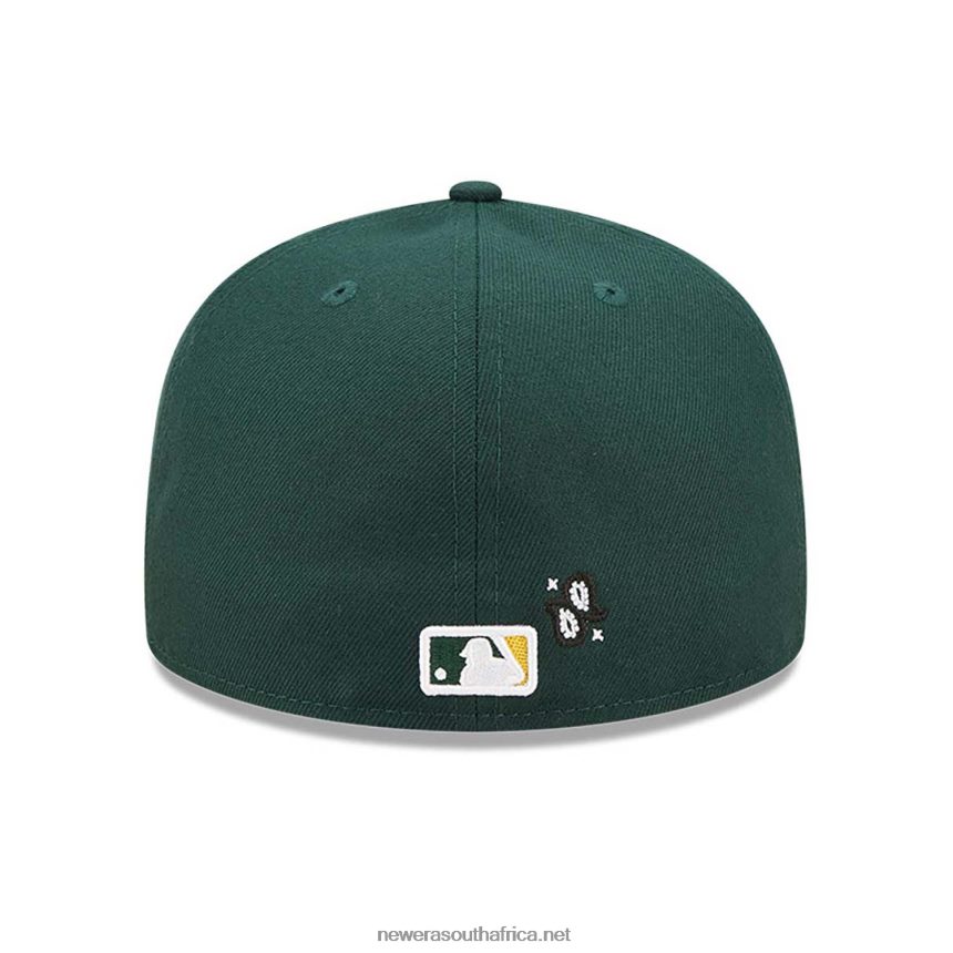 Oakland Athletics MLB All Over Print Paisley Green 59FIFTY Fitted Cap New Era TRBRBN438