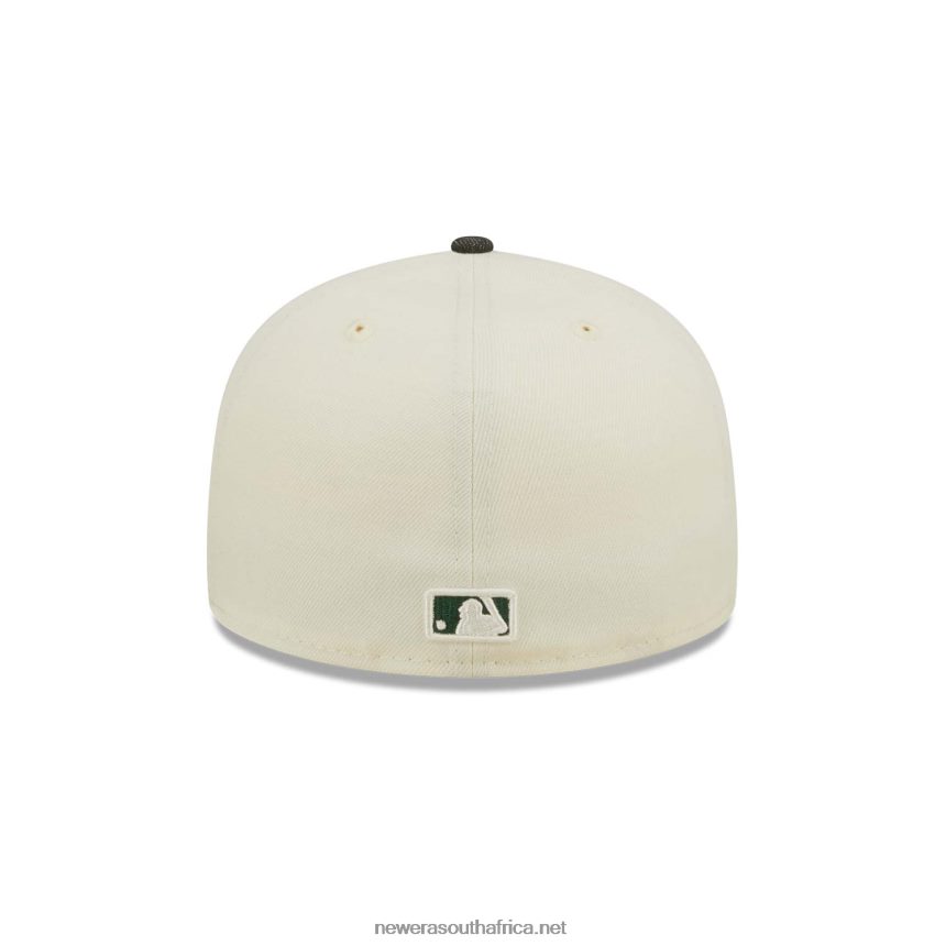 Oakland Athletics MLB Black Denim Chrome White 59FIFTY Fitted Cap New Era TRBRBN778