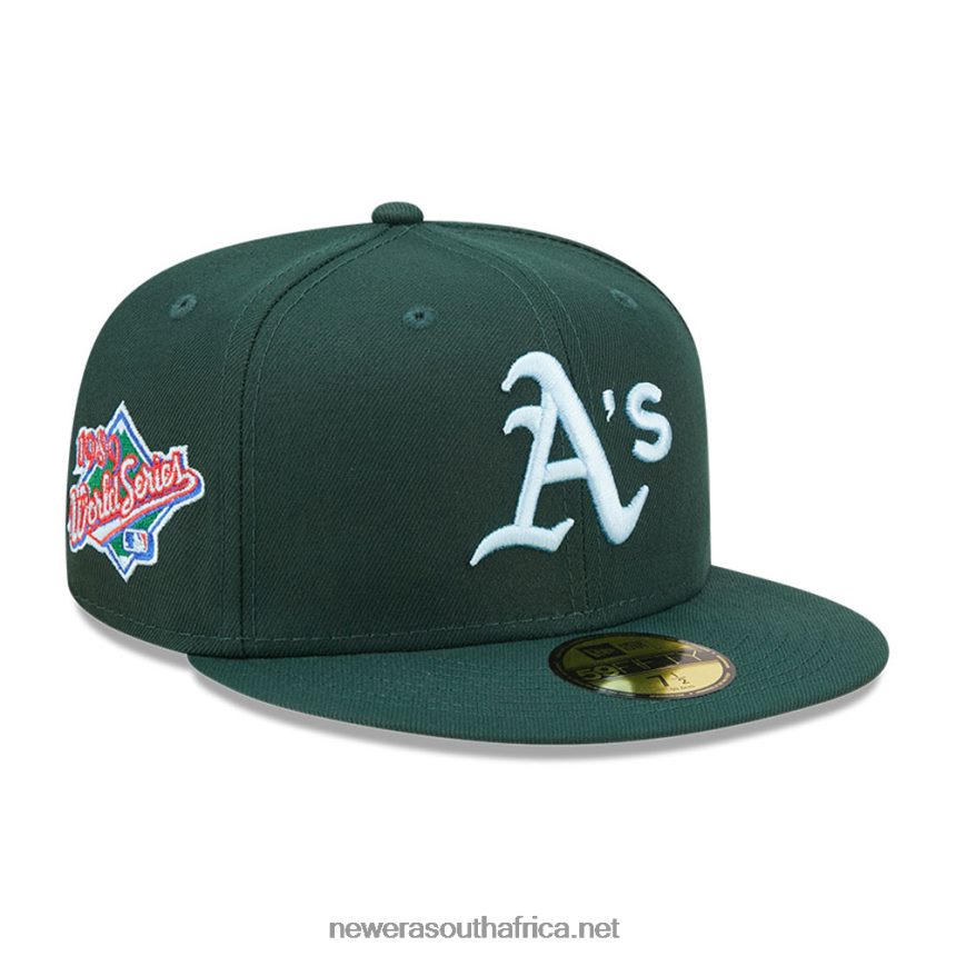 Oakland Athletics MLB Cloud Dark Green 59FIFTY Fitted Cap New Era TRBRBN1375
