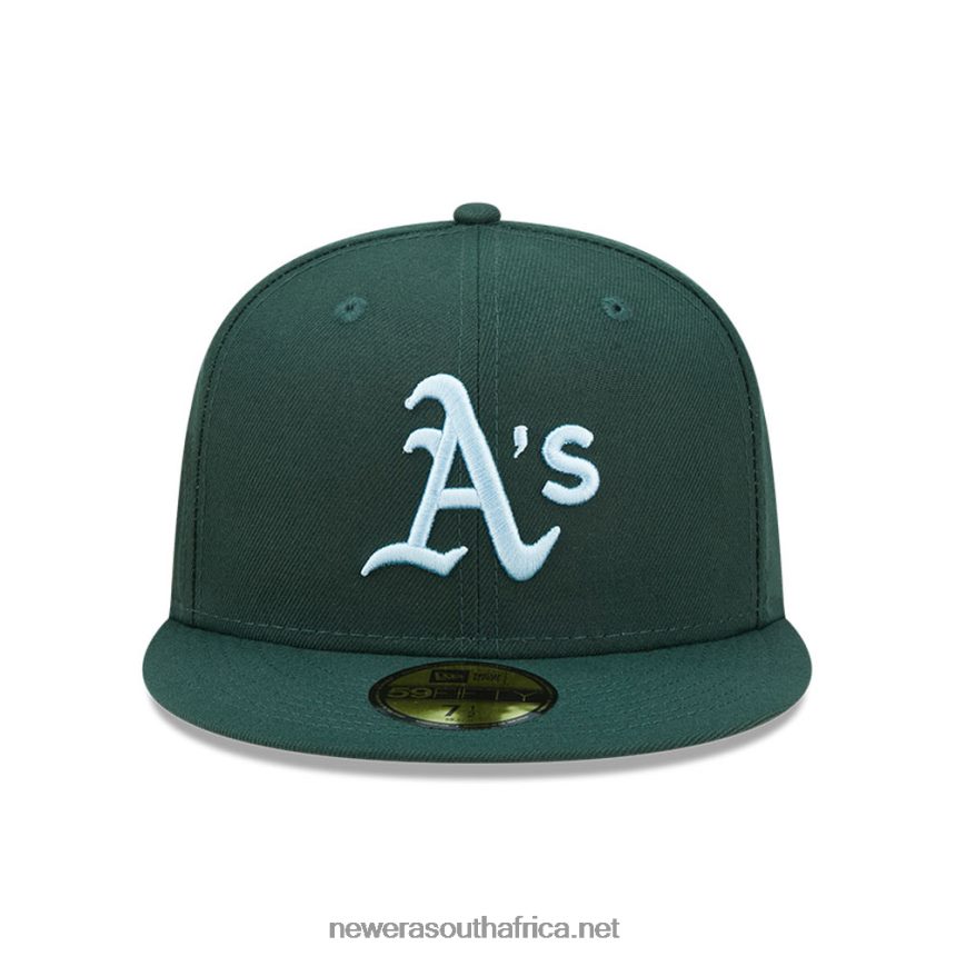 Oakland Athletics MLB Cloud Dark Green 59FIFTY Fitted Cap New Era TRBRBN1375