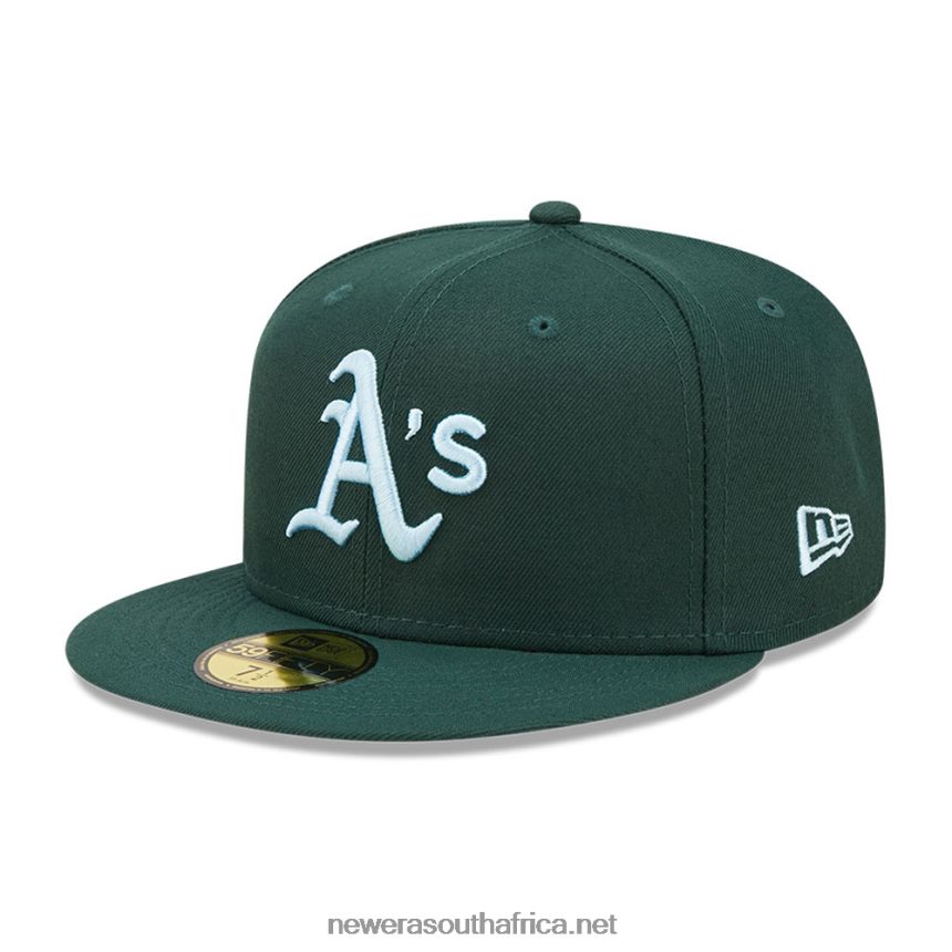 Oakland Athletics MLB Cloud Dark Green 59FIFTY Fitted Cap New Era TRBRBN1375