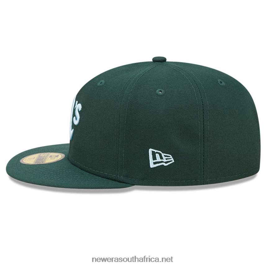 Oakland Athletics MLB Cloud Dark Green 59FIFTY Fitted Cap New Era TRBRBN1375