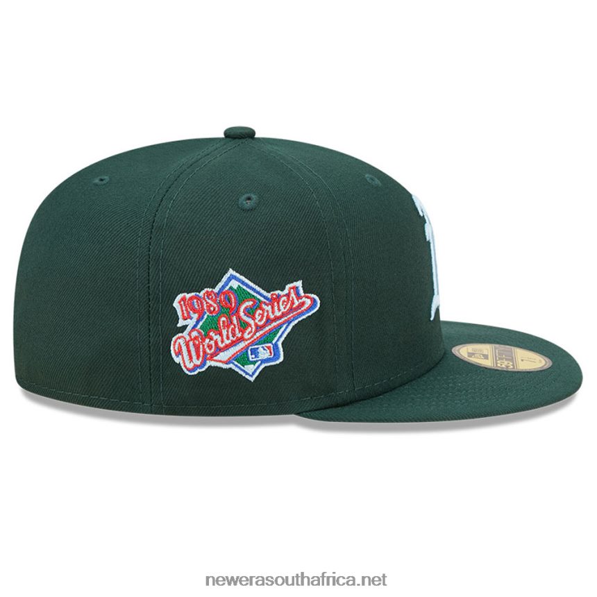 Oakland Athletics MLB Cloud Dark Green 59FIFTY Fitted Cap New Era TRBRBN1375