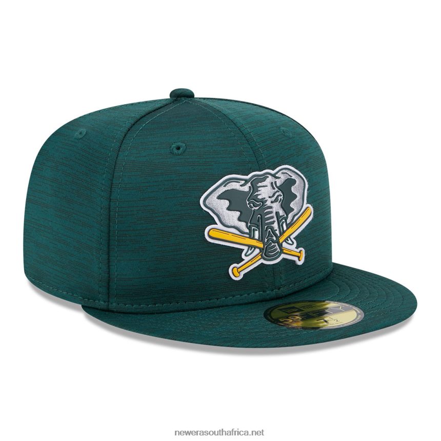 Oakland Athletics MLB Clubhouse Green 59FIFTY Fitted Cap New Era TRBRBN72
