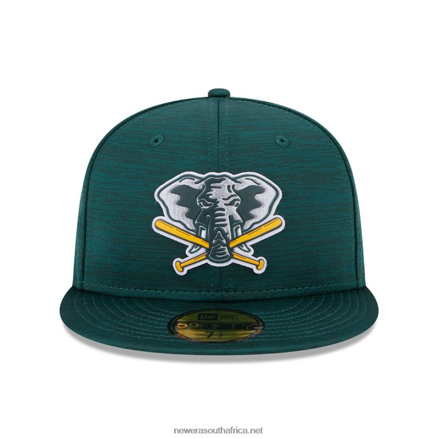 Oakland Athletics MLB Clubhouse Green 59FIFTY Fitted Cap New Era TRBRBN72