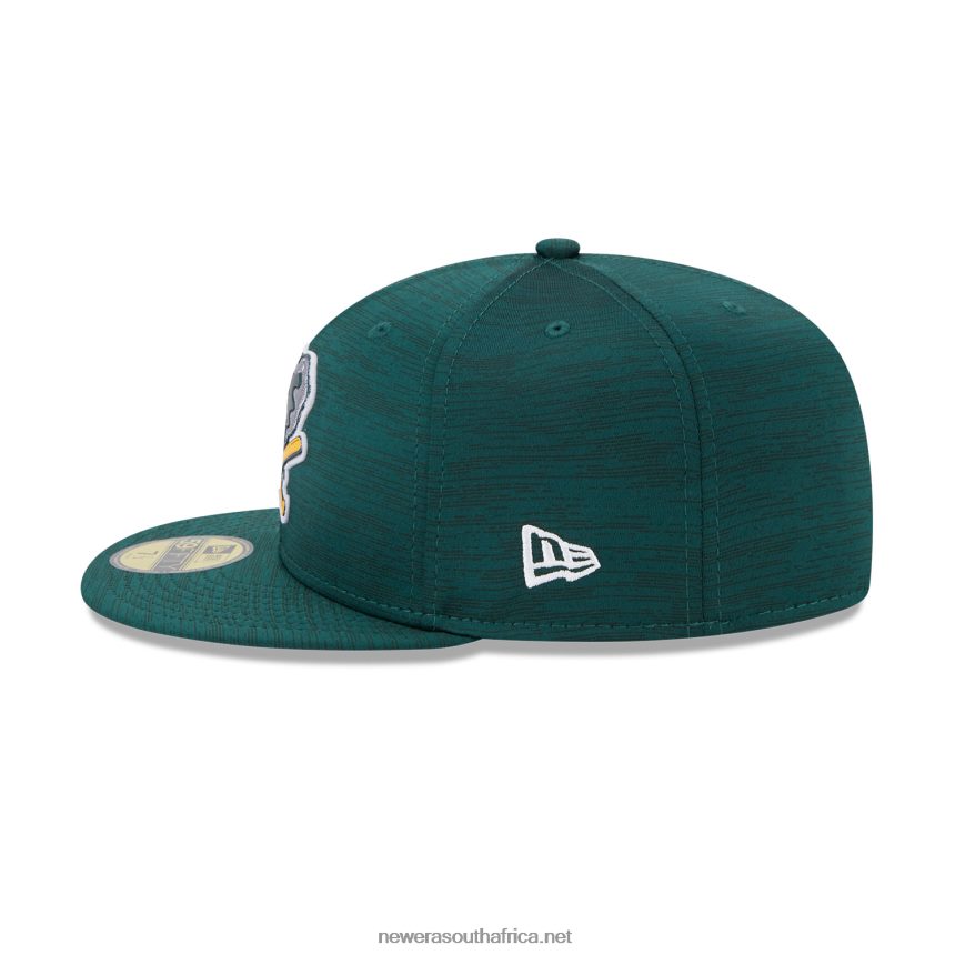 Oakland Athletics MLB Clubhouse Green 59FIFTY Fitted Cap New Era TRBRBN72