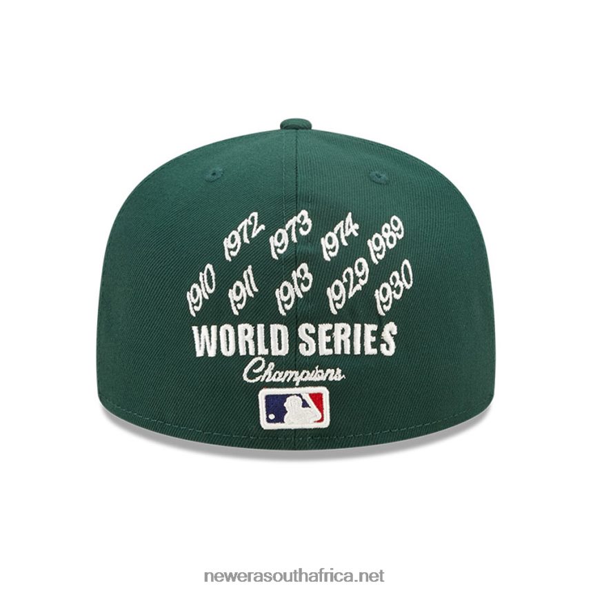 Oakland Athletics MLB Crown Champs Green 59FIFTY Fitted Cap New Era TRBRBN1075