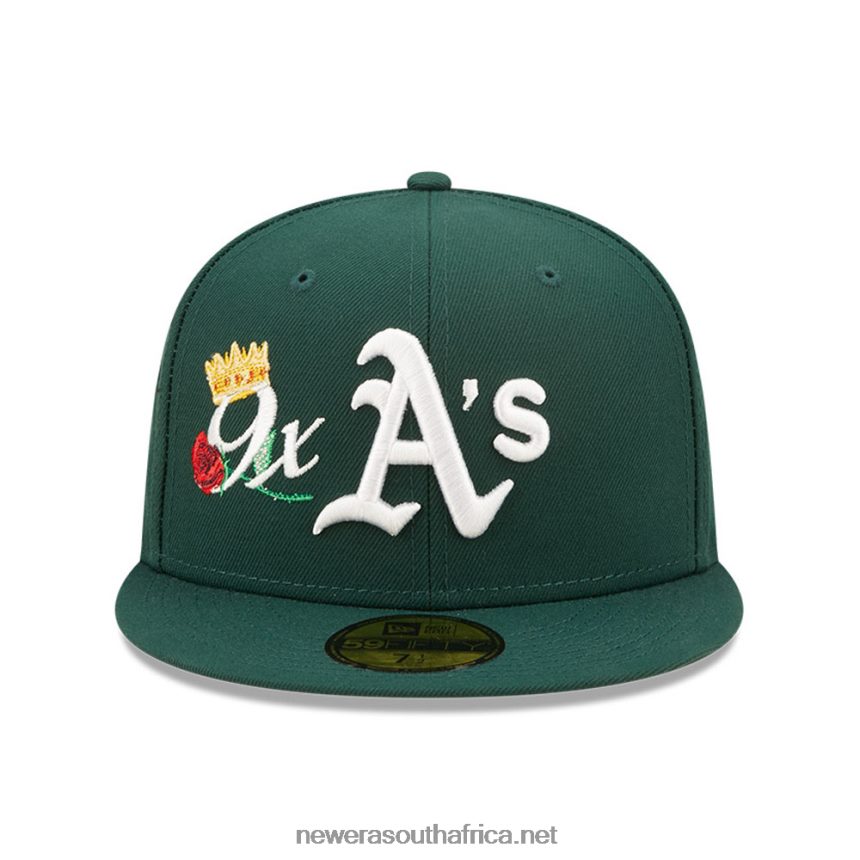 Oakland Athletics MLB Crown Champs Green 59FIFTY Fitted Cap New Era TRBRBN1075