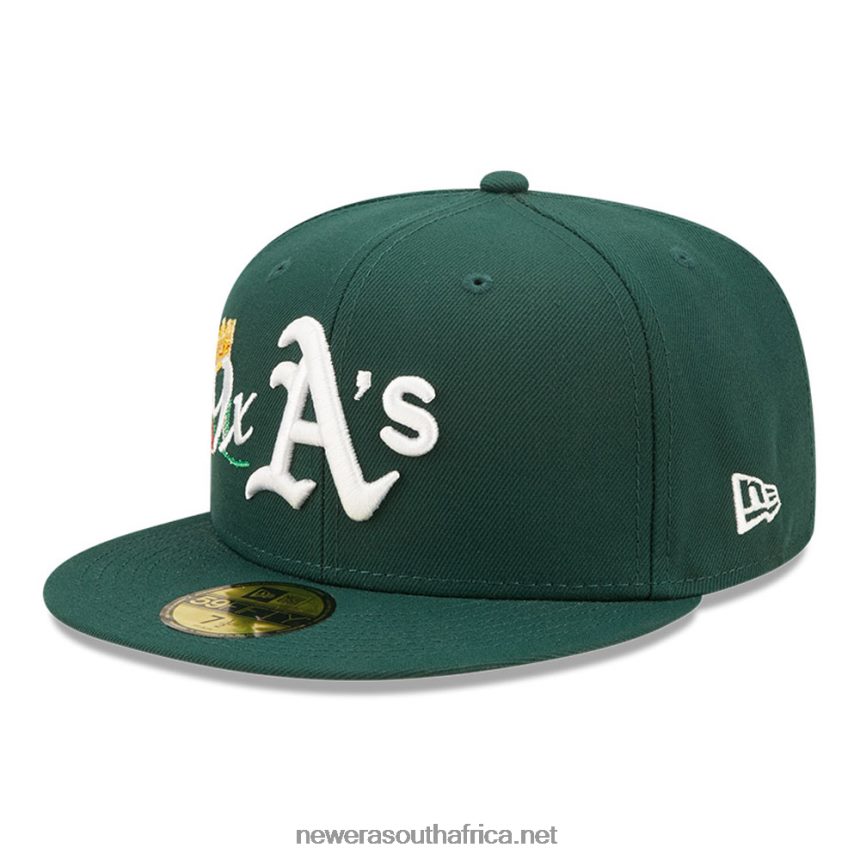 Oakland Athletics MLB Crown Champs Green 59FIFTY Fitted Cap New Era TRBRBN1075
