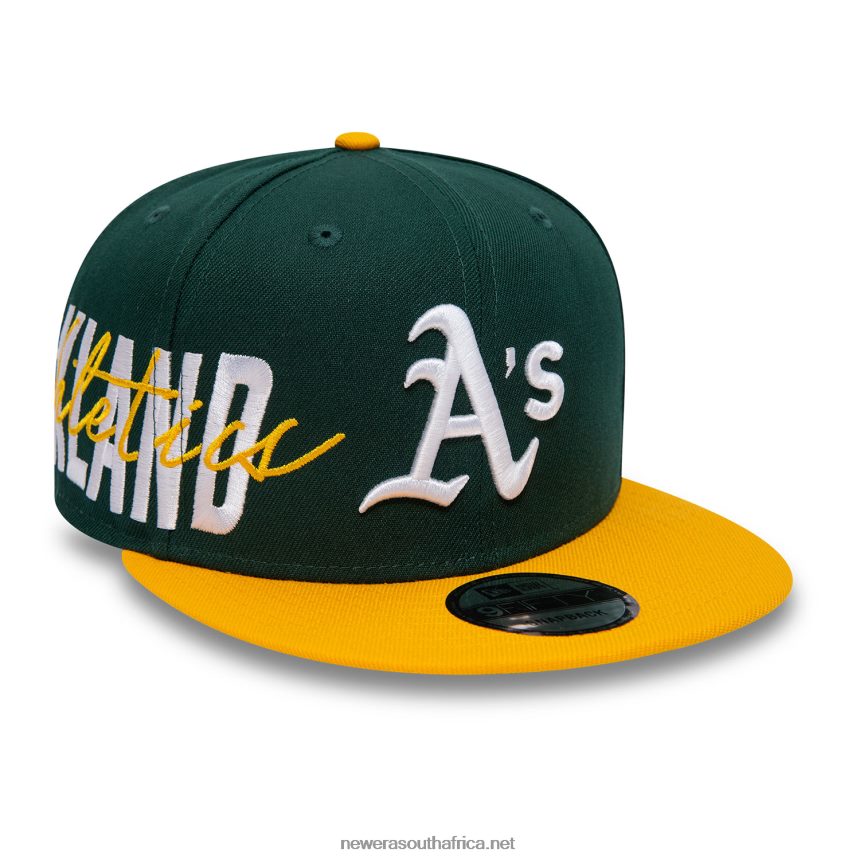 Oakland Athletics Side Font Dark Green 9FIFTY Snapback Cap New Era TRBRBN2040