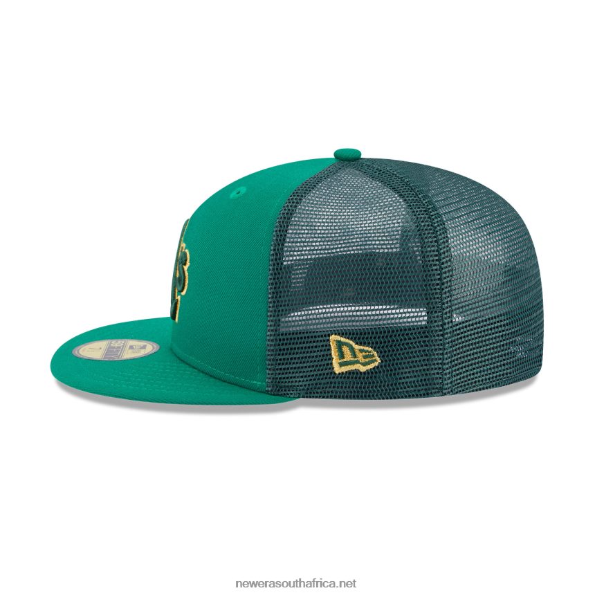 Oakland Athletics St Patricks Day Green 59FIFTY Fitted Cap New Era TRBRBN557