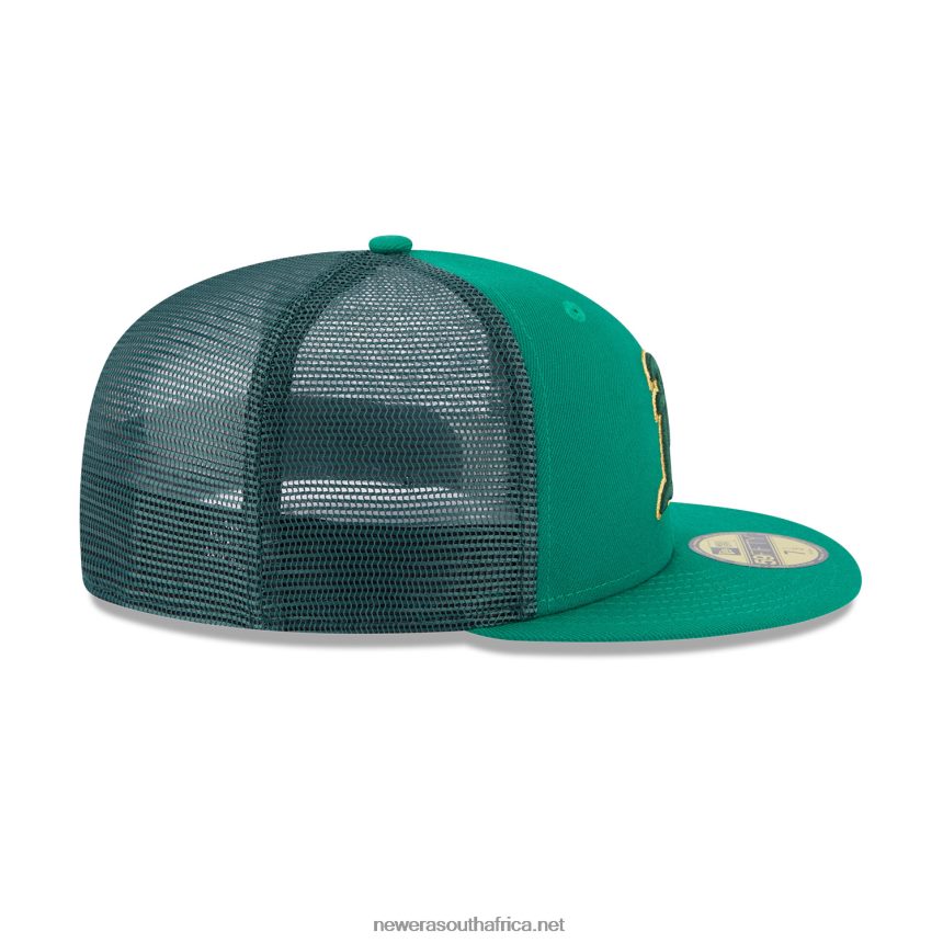 Oakland Athletics St Patricks Day Green 59FIFTY Fitted Cap New Era TRBRBN557