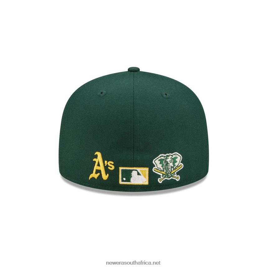 Oakland Athletics Team Colour Dark Green 59FIFTY Fitted Cap New Era TRBRBN1185