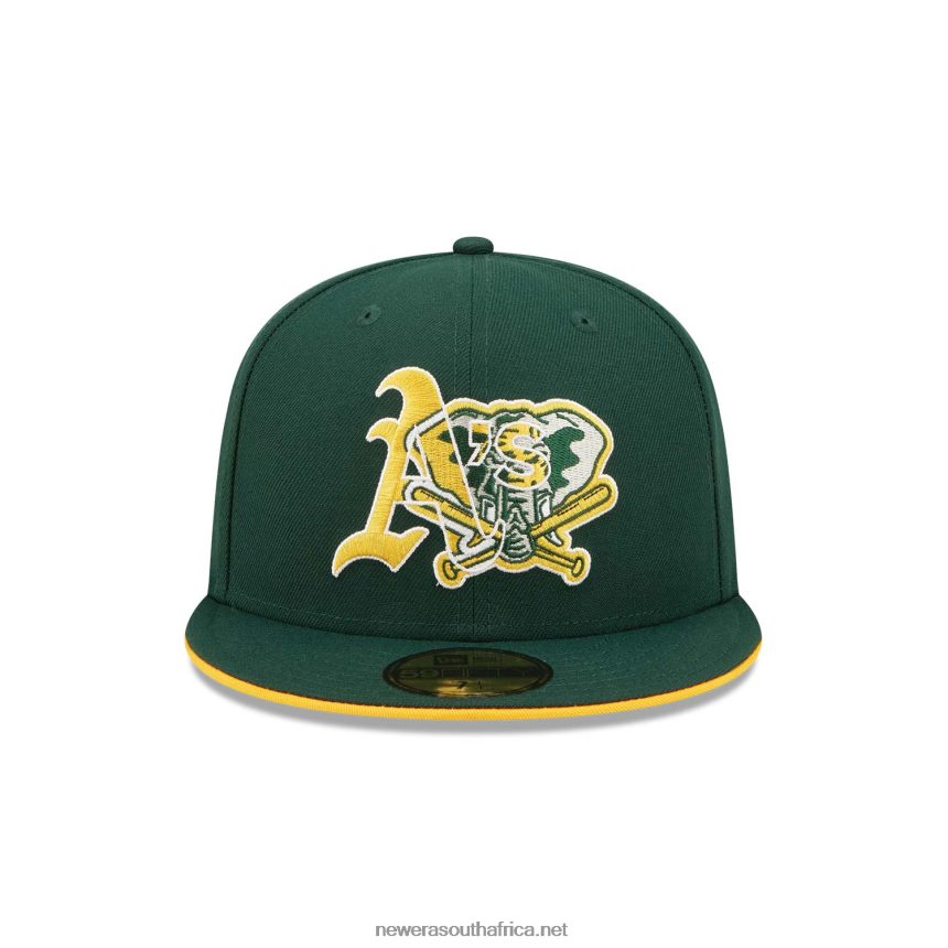 Oakland Athletics Team Colour Dark Green 59FIFTY Fitted Cap New Era TRBRBN1185