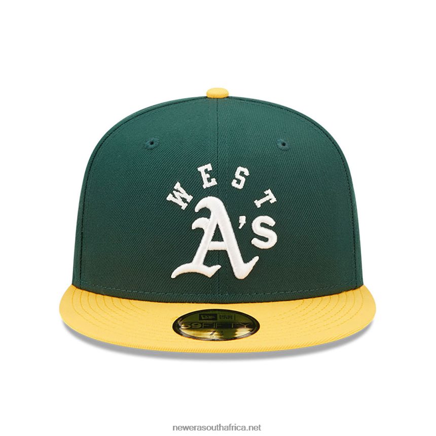 Oakland Athletics Team League Green 59FIFTY Fitted Cap New Era TRBRBN1105