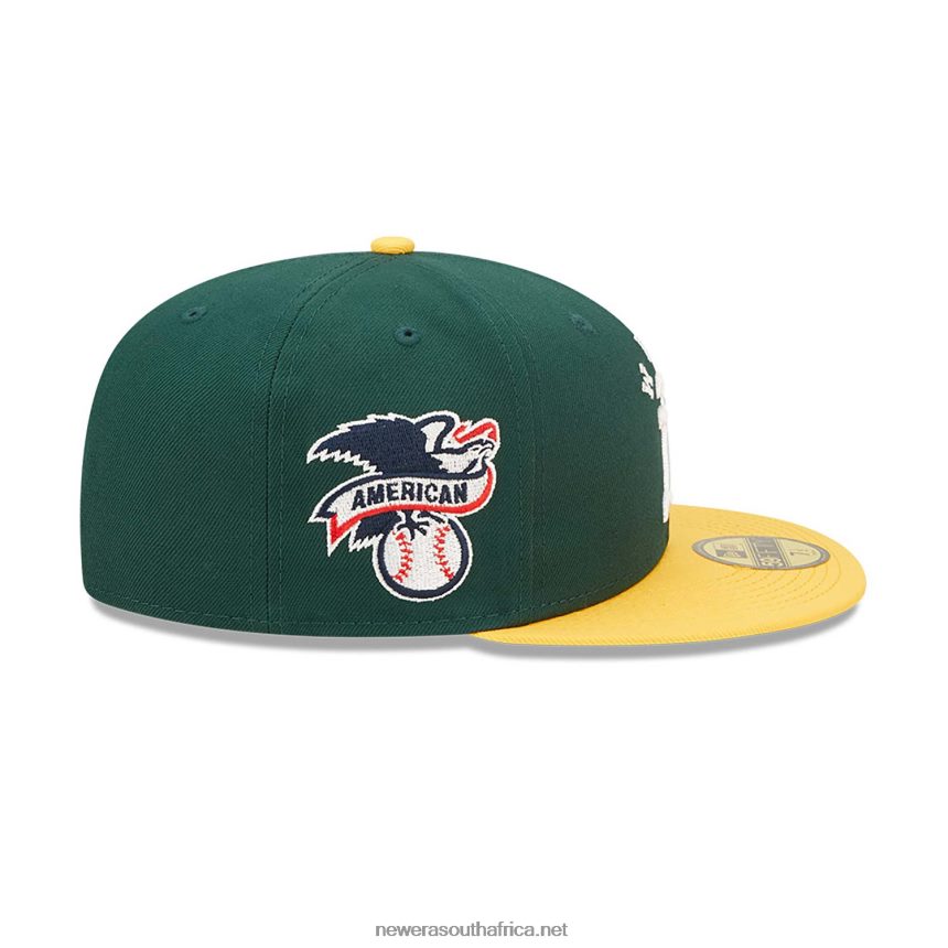 Oakland Athletics Team League Green 59FIFTY Fitted Cap New Era TRBRBN1105