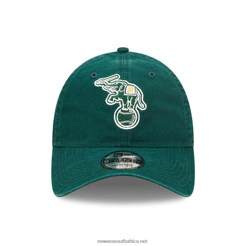 Oakland Athletics Team Patch Green 9TWENTY Adjustable Cap New Era TRBRBN2223