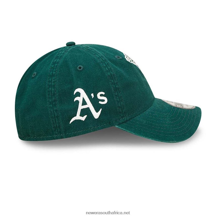 Oakland Athletics Team Patch Green 9TWENTY Adjustable Cap New Era TRBRBN2223